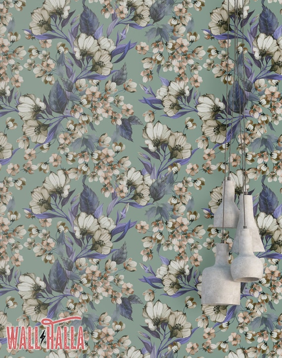 Buy Blue Flower Wallpaper Removable Wallpaper Flower Buds Online in India - Etsy Buy Blue Flower Wallpaper Removable Wallpaper Flower Buds Online in India - Etsy