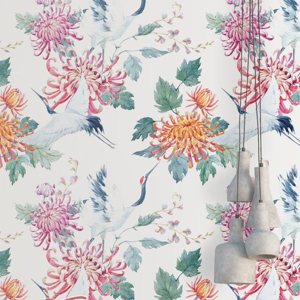 Pink Chinoiserie Wallpaper - Etsy UK