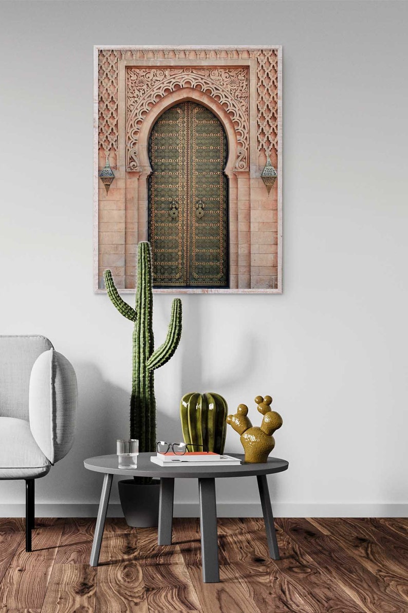 Moroccan Door Print Morocco Wall Art Moroccan Decor Rabat Etsy