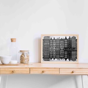amsterdam print, amsterdam poster, amsterdam photography, amsterdam walla art, amsterdam black and white, art, photo, printable, download