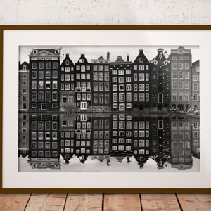 amsterdam print, amsterdam poster, amsterdam photography, amsterdam walla art, amsterdam black and white, art, photo, printable, download