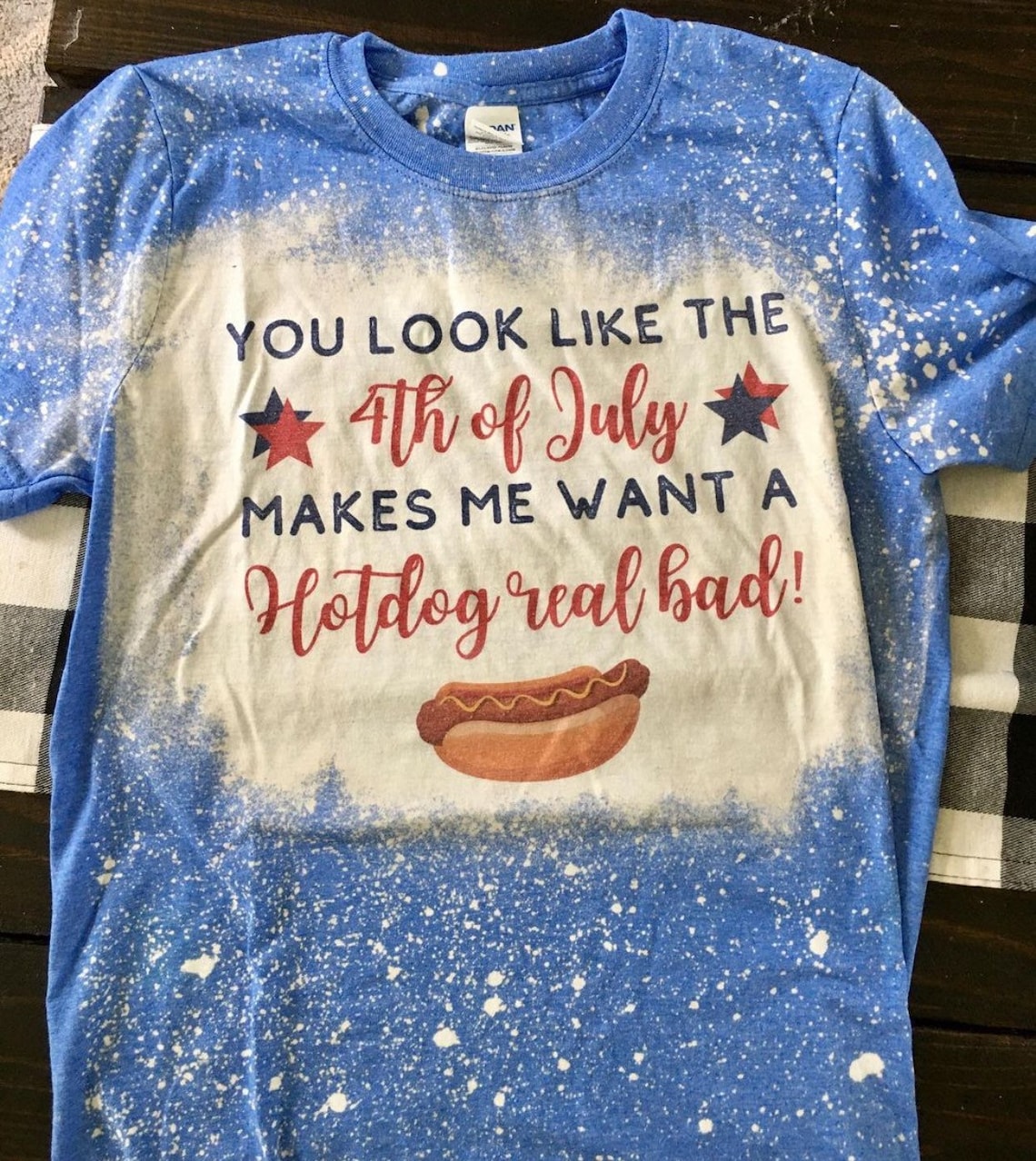 bleached fourth of july shirts