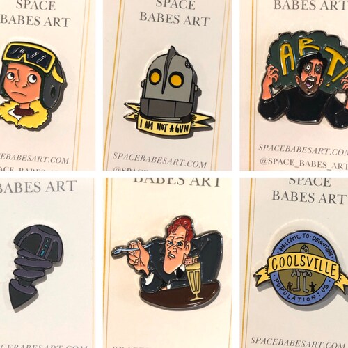 Iron Giant Kickstarter Pins Iron Giant Movie Etsy