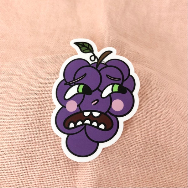 Griping Grape 3” vinyl sticker