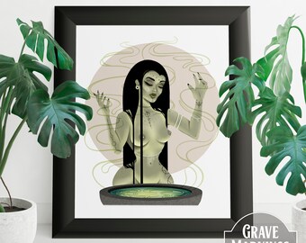 Forest Witch Art Print