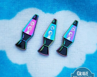 Lava Lamp Enamel Pin