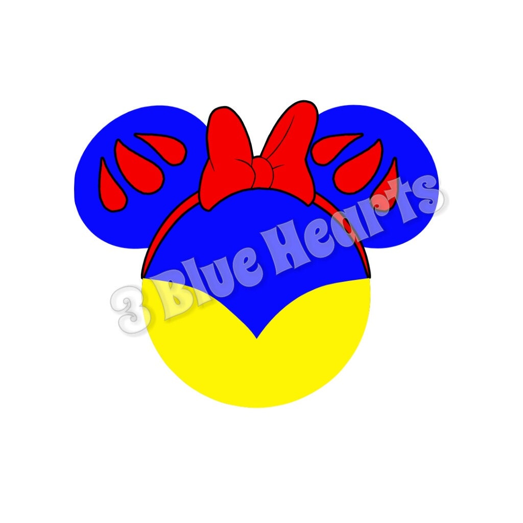 Download Snow White Mickey Head SVG dxf pdf Studio Disney SVG dxf ...