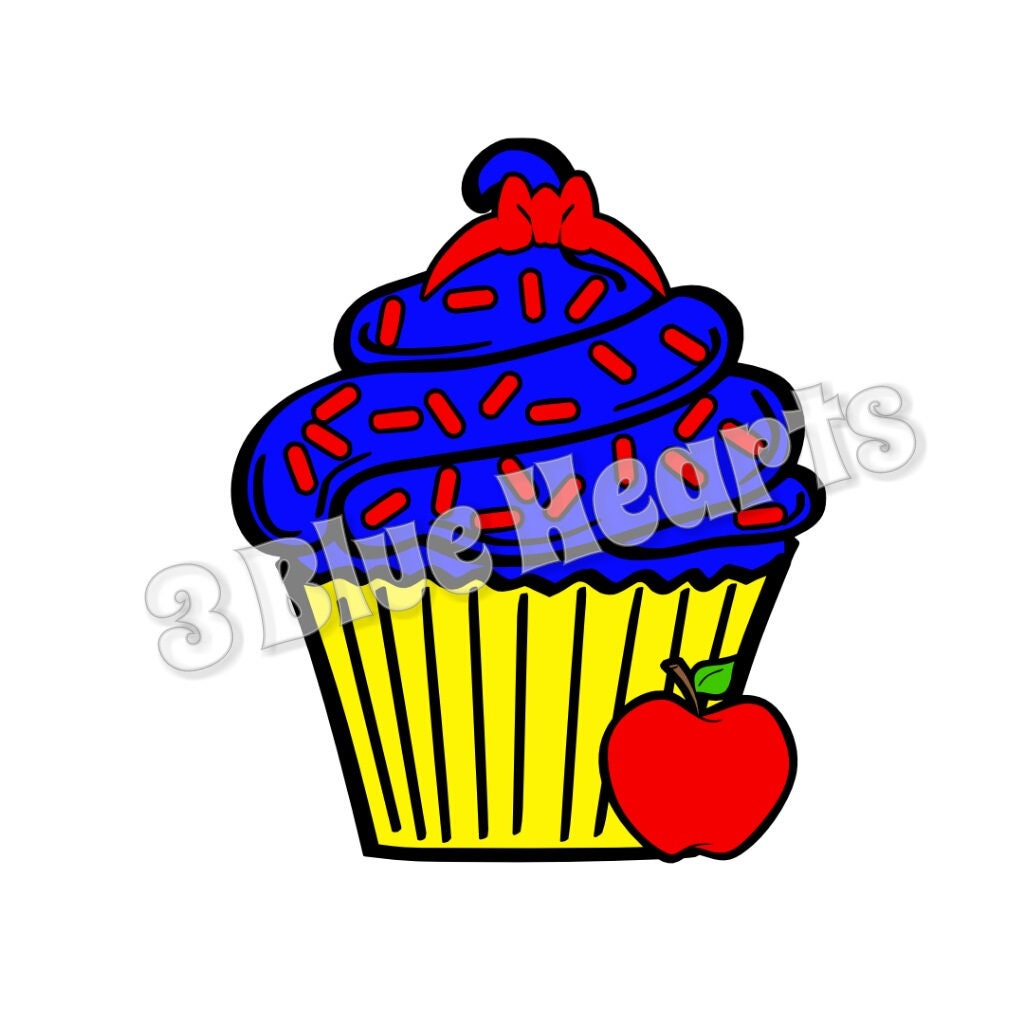 Download Snow White Cupcake svg studio dxf pdf jpg png | Etsy
