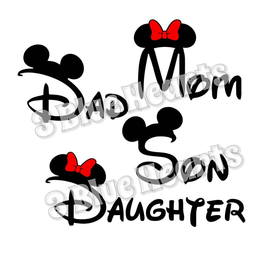 Download Family Disney Names svg dxf pdf jpg png studio | Etsy