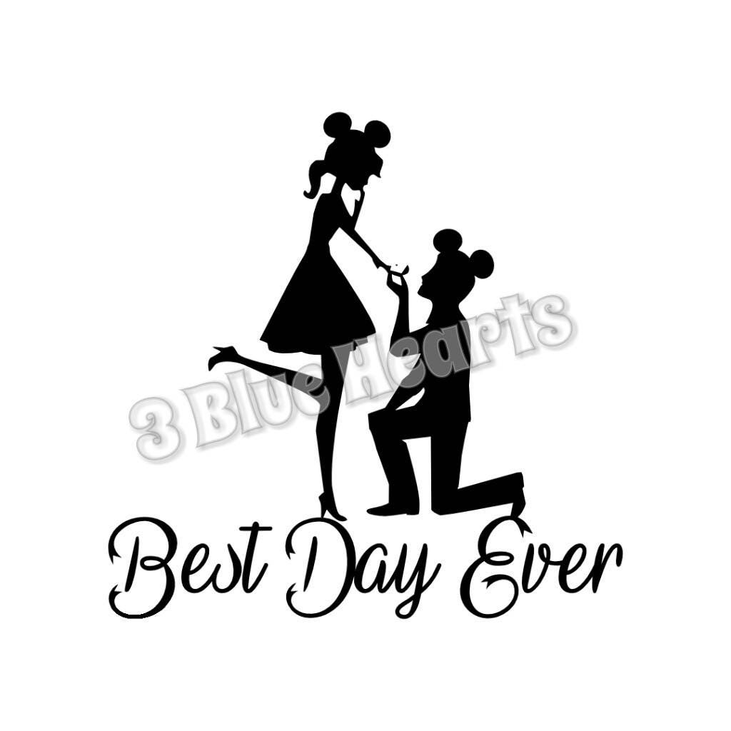 Download Disney Engagement Best Day Ever svg studio dxf pdf jpg png ...
