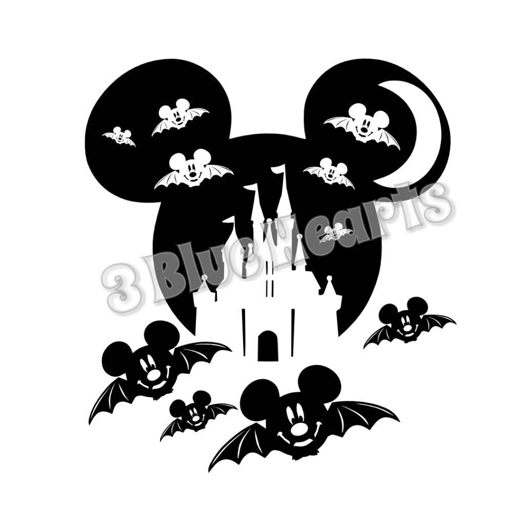 Download Halloween Mickey Head svg studio dxf pdf jpg png | Etsy