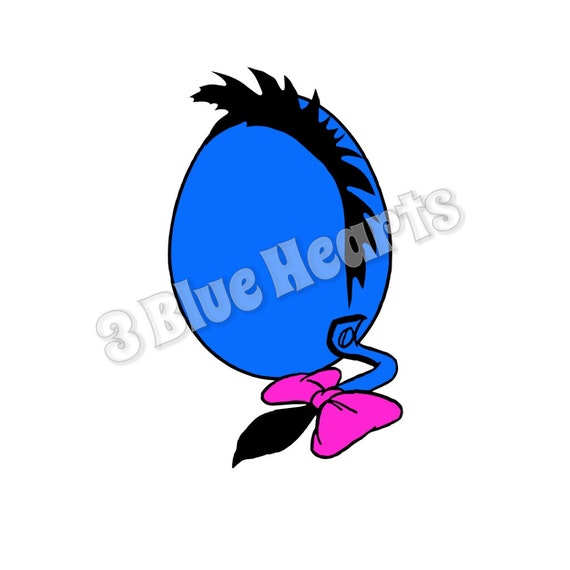 Download Eeyore Easter Egg SVG dxf pdf Studio Disney SVG dxf pdf | Etsy