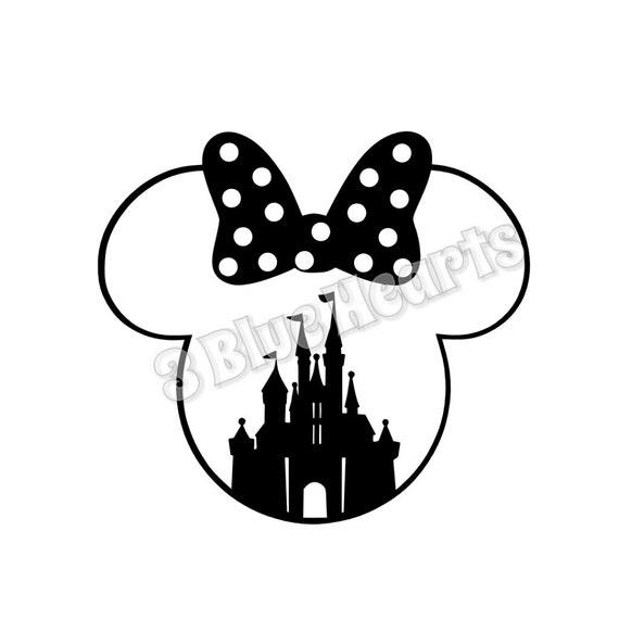 Free Free 136 Disney Castle With Minnie Head Svg SVG PNG EPS DXF File