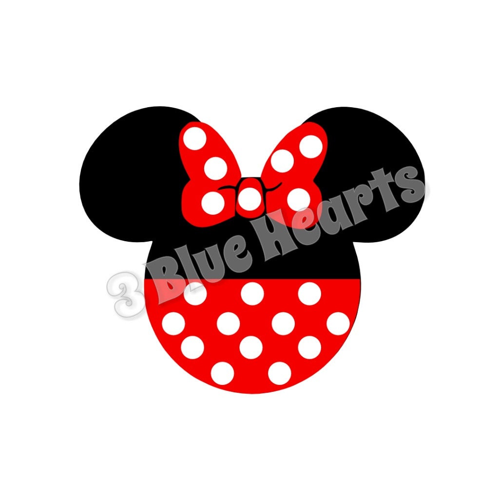 Cricut Free SVG Minnie Mouse Head