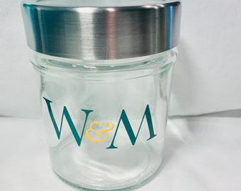 William & Mary Jar, College of  William and Mary, William and Mary Gift, William and Mary Graduation Gift, Tribe,William and Mary,Grad Gifts