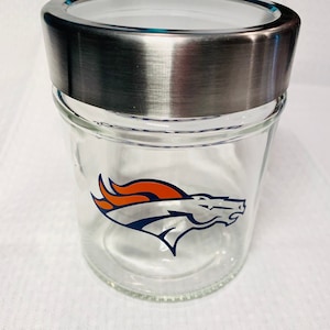 Denver Broncos Jar, Denver Broncos, Broncos, Denver Broncos Gift