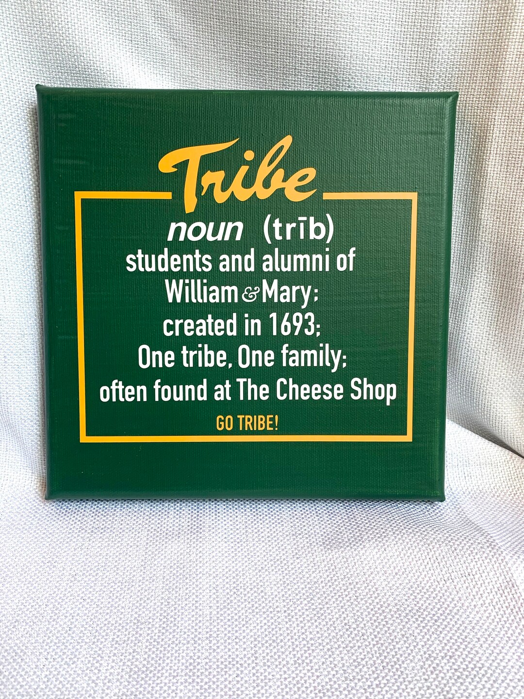 William & Mary Canvas, William and Mary Gift, William and Mary