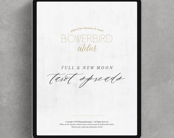 Full & New Moon Tarot Spreads