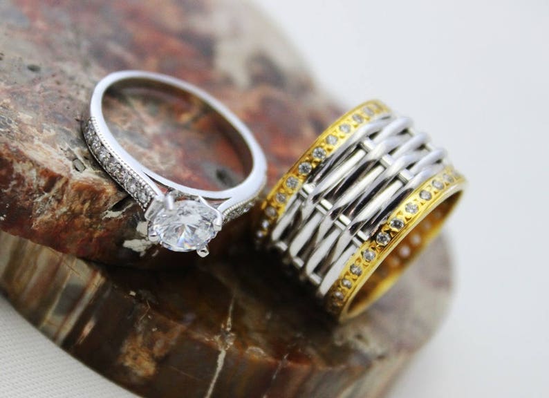 Silver wedding ring birthday gift Gift ring Wedding rings handmade rings Marriage wedding ring Wedding Anniversary