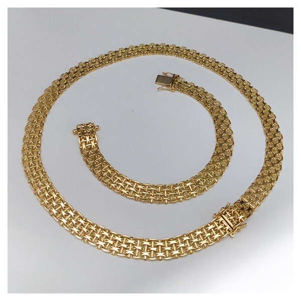 Chain Link Necklace Etsy