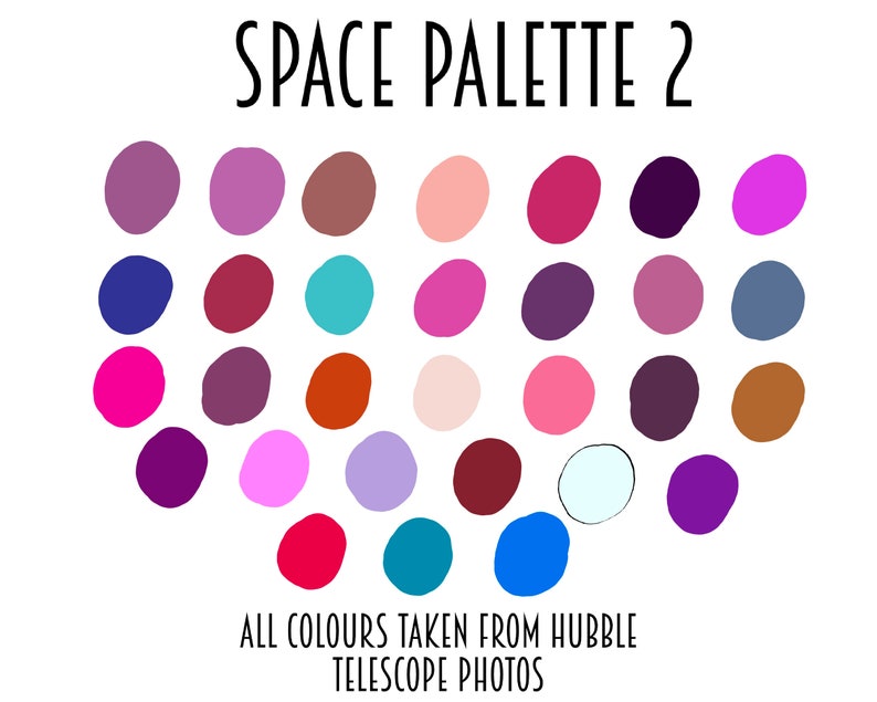 Space Palette 2 for Procreate Etsy