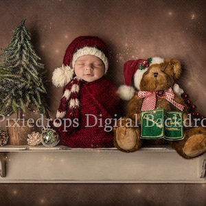Newborn Santa Face Insert Shelf Design, Christmas Bear digital insert, Santa Digital, Santa design, Digital Santa,Christmas Digital Download