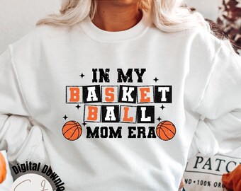 Basketball Mama Png, In My Basketball Mom Era Png, Game Day Png, Distressed Basketball Png Shirt Design, Basketball Varsity Design Png
