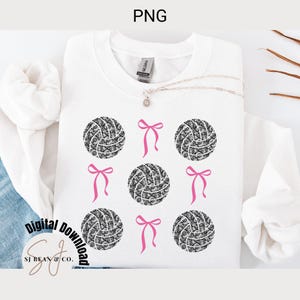 Lace Volleyball Bow Png, Coquette Volleyball Png, Pink Volleyball Png, Coquette Bow Volleyball Shirt Design, Volleyball Sublimation Design