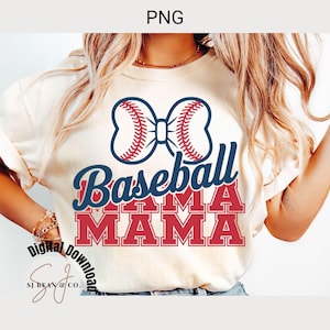 Coquette Baseball Mama Png, Varsity Baseball Mom Png, Design de Sublimação de Dia de Jogo de Bola Png, Baseball Mom Png Download Digital