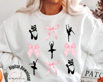 Coquette Dance Mom Png, Dance Mama, Dance Team Mom Gift, Dance Competition Shirt Design, Digital Download, Coquette Sublimation Design