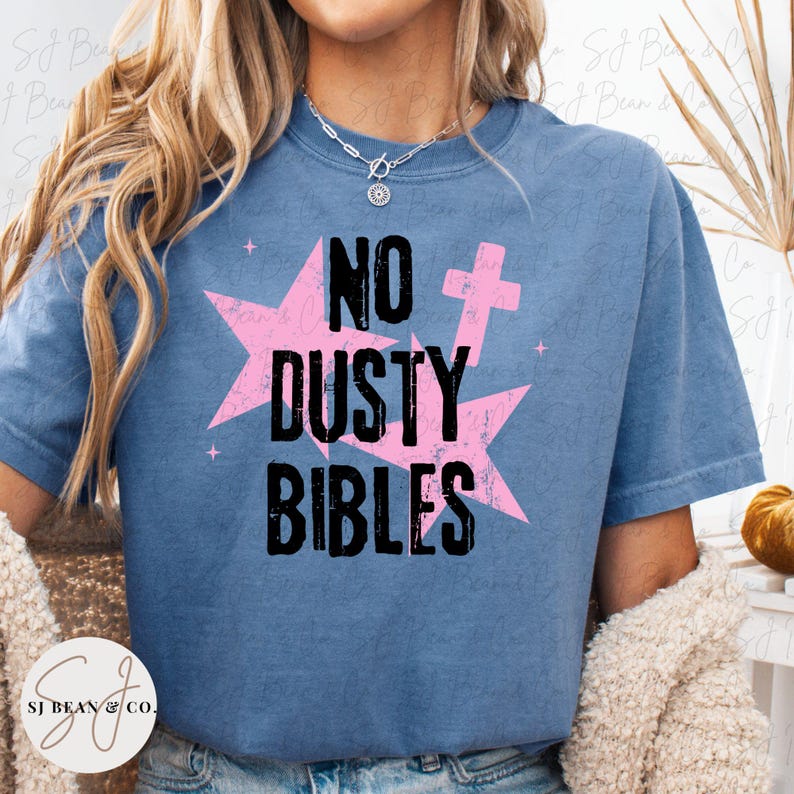 Chemise chrétienne rétro Png, impression de sublimation de chemise Bible en détresse no poussiéreux, Png chrétien grunge rose, conception de foi de chemise de Jésus image 4