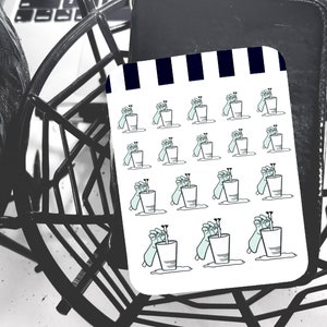 Stickers zombies milkshake pour agenda