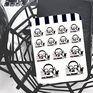 Stickers d'organisation du bac à litière