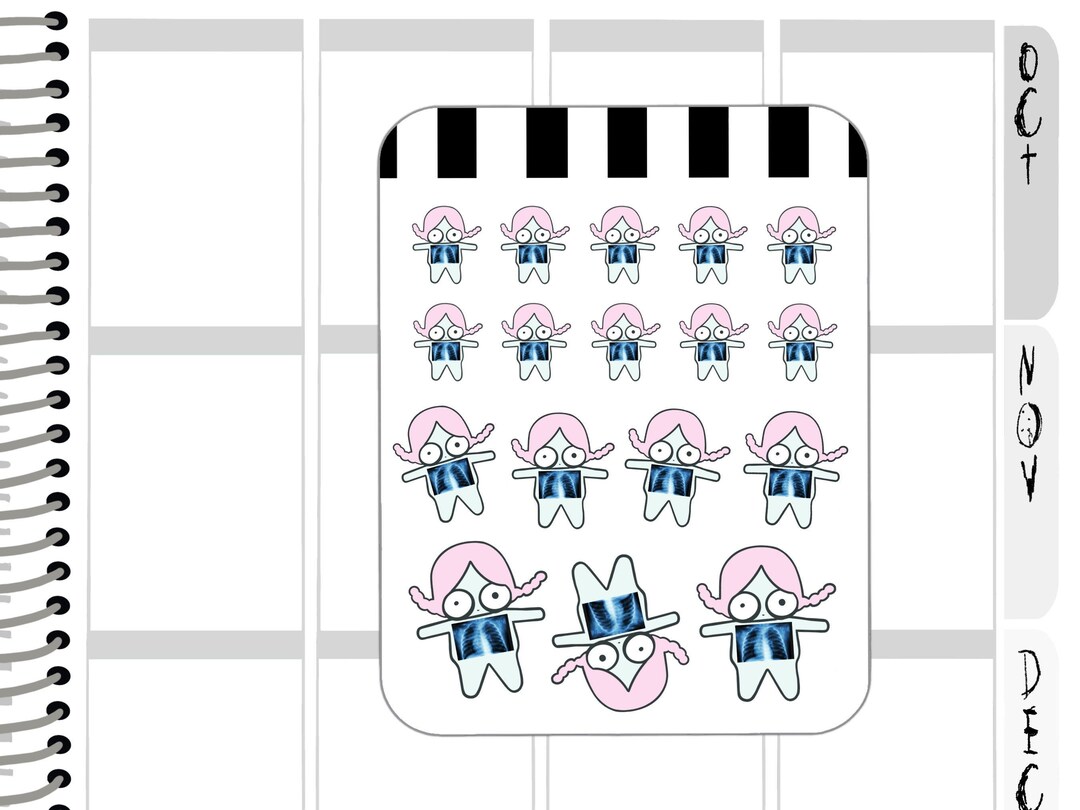 Xray Appointment Stickers Etsy