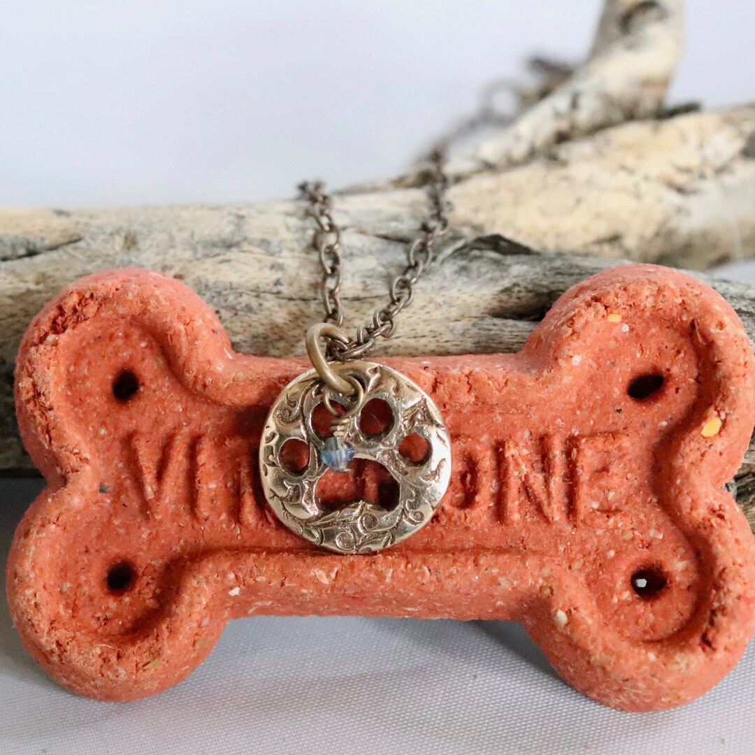 Paw Print Bronze Pendant/necklace, Pet Lover, Dog Memorial Gift, Pet