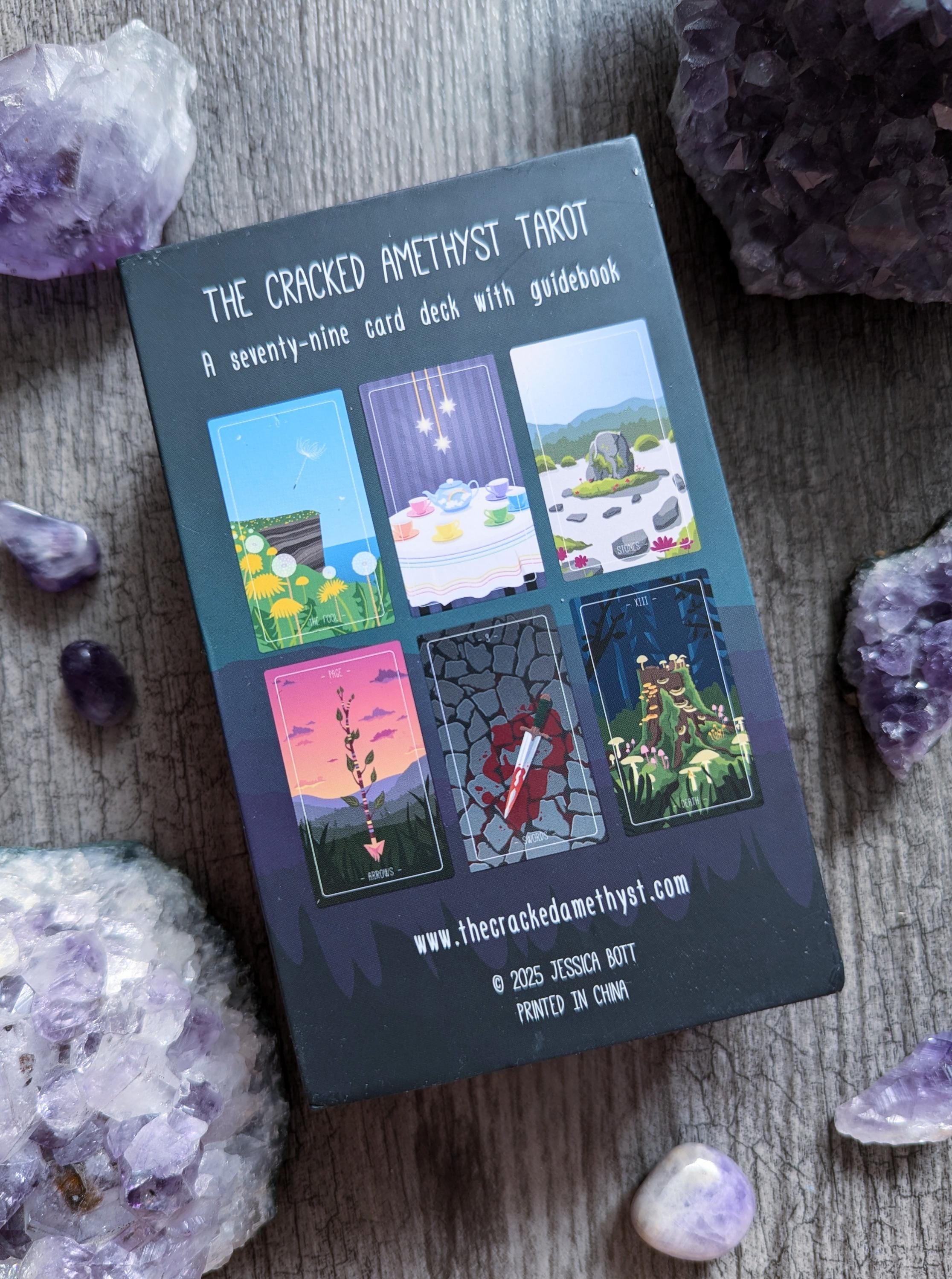 The Cracked Amethyst Tarot - Etsy