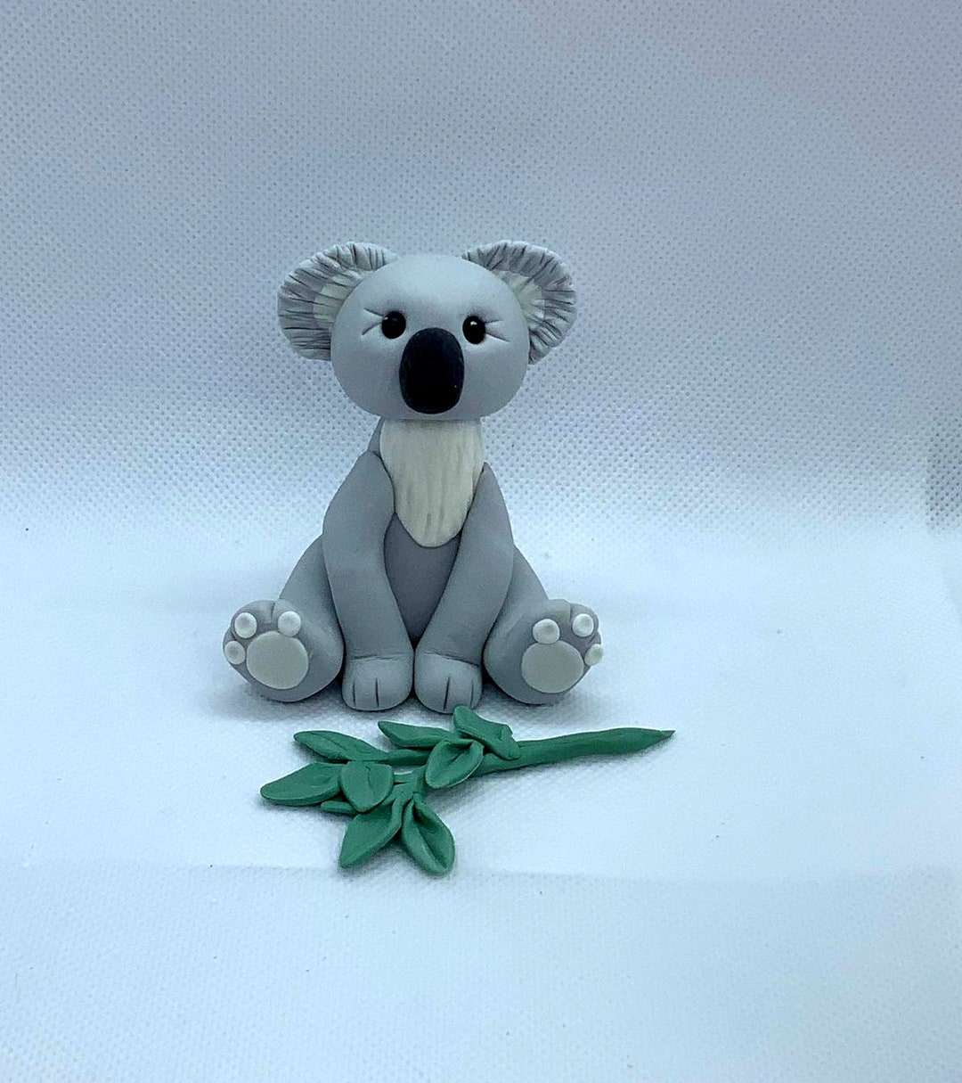 Fondant Koala Handmade Edible Birthday Cake Topper Etsy