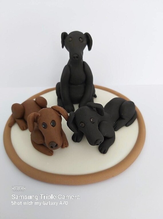 sugar paste dogs