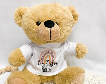 Teddy Bear, Promoted to Big Sister, Pregnancy Announcement, Big  Sister Gift,