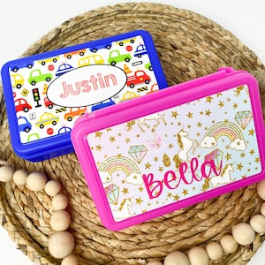 Personalized Pencil Box, Back to School , Art Supplies Storage