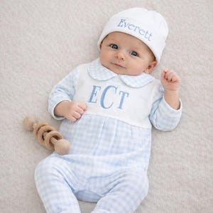 Personalized Newborn Coming Home Outfit,  Baby Shower Gift Set, Hospital Photo Outfit