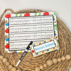 Personalized Handwriting Practice Board, Tracing Name, Birthday Gift