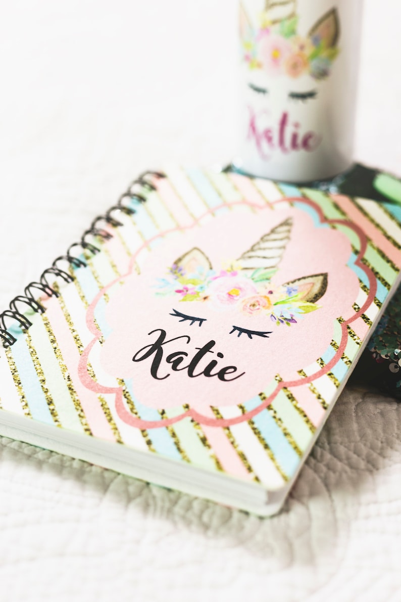 Back to School Personalized Notebook Custom Notebook Etsy Denmark