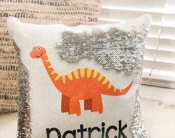 boys sequin cushion