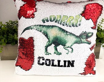 boys sequin cushion