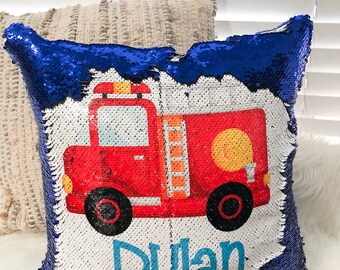 boys sequin cushion