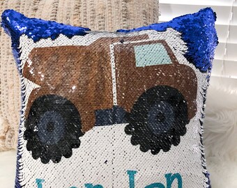 boys sequin cushion