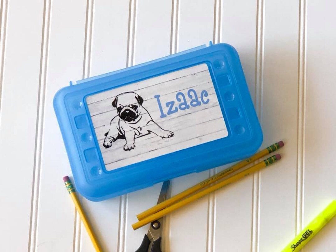 Personalized Pencil Box Back to School School Supplies Custom Pencil ...