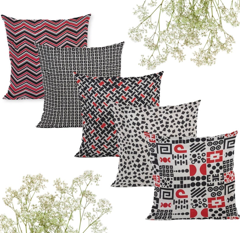 Set of 5 Scatter Cushion Covers Etsy Ireland