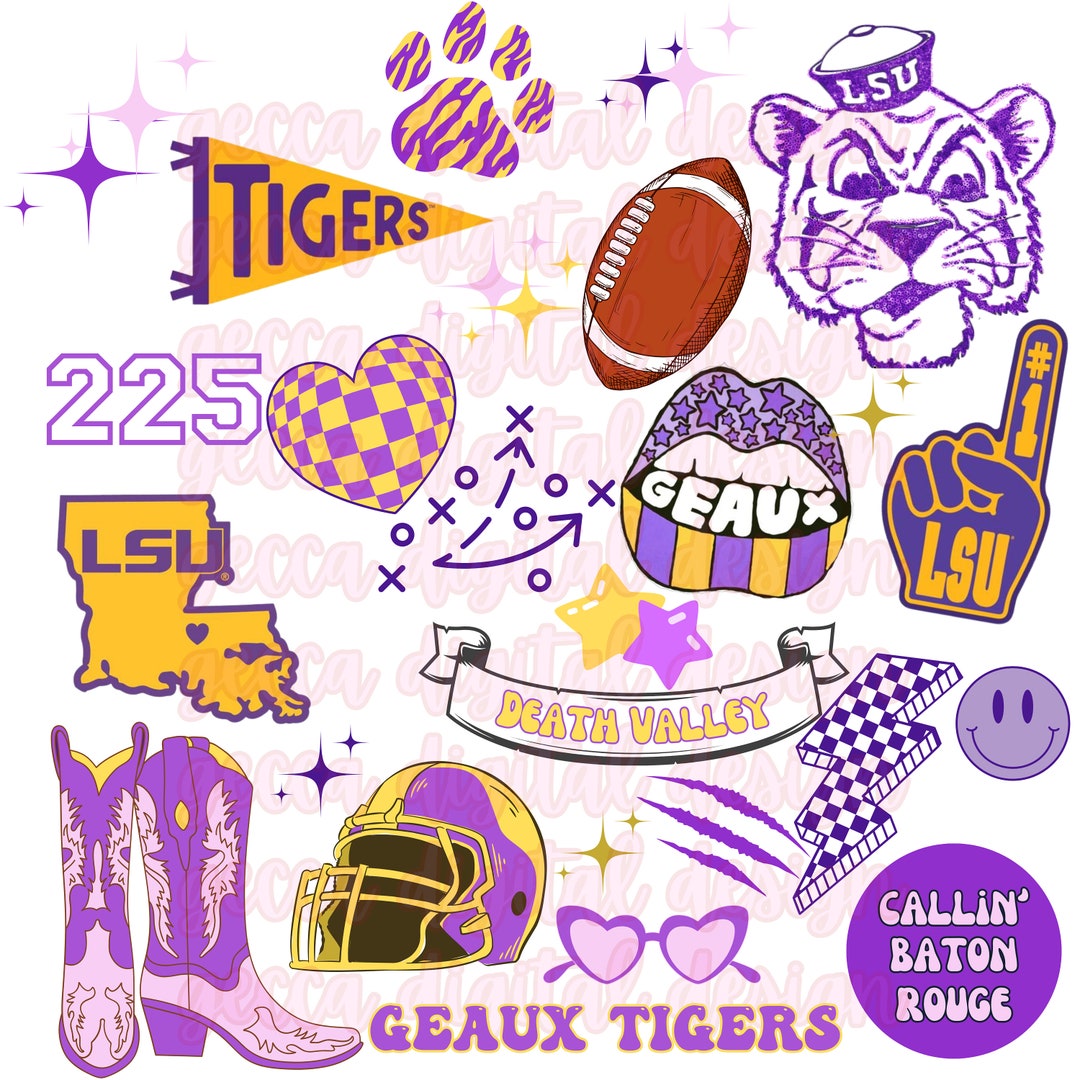 Louisiana State University PNG, LSU Tigers Png, Lsu Clipart Collage